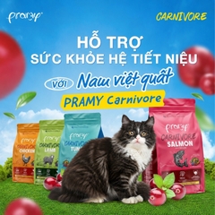 Hạt cho mèo giàu đạm PRAMY CARNIVORE Vị Gà 7kg