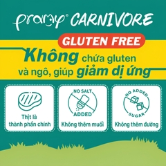 Pate Cho Mèo PRAMY CARNIVORE Vị Gà Topping Tôm Dạng Thạch Jelly 70g
