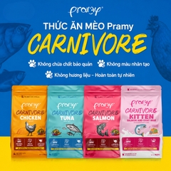 Hạt Cho Mèo PRAMY CARNIVORE Vị Cá Ngừ 1kg