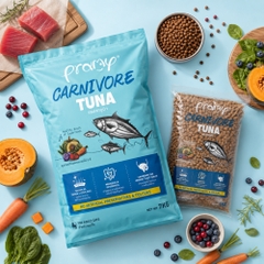 Hạt cho mèo giàu đạm PRAMY CARNIVORE Vị Cá Ngừ 7kg