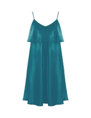 Đầm ngủ nữ lụa satin hai dây