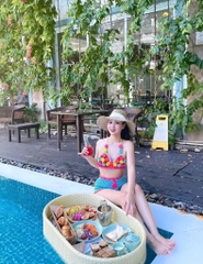 Bikini đi biển len móc dạng quần