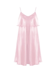 Đầm ngủ nữ lụa satin hai dây