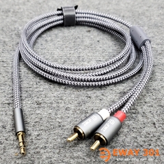 Dây 3.5mm ra 2 AV JNET Made in Singapore