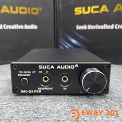 Đầu giải mã âm thanh Suca Audio DAC Q5 Pro Black - Tặng dây quang Audioquest