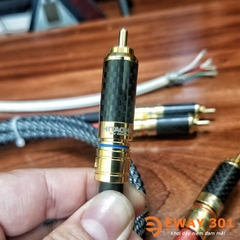 Dây AV Hitachi 4 Lõi Chống Nhiễu Mạ Bạc Jack Khóa Ren Thông Minh - Dài 1m