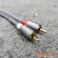 Dây 3.5mm ra 2 AV JNET Made in Singapore