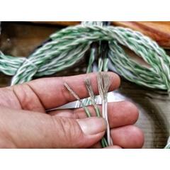 Bộ Dây Loa Quân Sự Đồng Mạ Bạc Tết 4 Lõi (Bộ 2.5m - 2 vế 5m)
