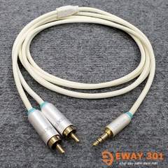 Dây 3.5mm ra 2 AV HOLTEK Chuẩn Hi-End Dài 5m