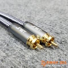 Bộ Dây AV (RCA) Chính Hãng Jnet Chống Nhiễu 1 Chiều - Dài 1m