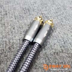 Bộ Dây AV (RCA) Chính Hãng Jnet Chống Nhiễu 1 Chiều - Dài 1m