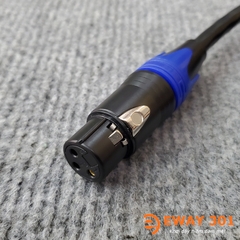 Dây Tín Hiệu Cho Loa SUB Điện Hitachi - Dây Canon Cái Ra 2AV
