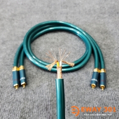 Dây AV/RCA ORTOFON Đan Mạch - Bản Dây Xanh Ngọc Lõi Đồng OFC & OCC