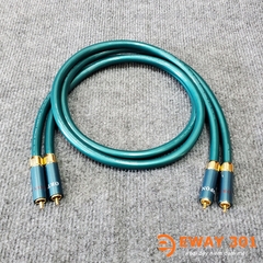 Dây AV/RCA ORTOFON Đan Mạch - Bản Dây Xanh Ngọc Lõi Đồng OFC & OCC