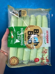 Bánh bao không nhân lá dứa (12c / 300g / Gói)