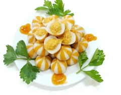 Bánh bao trứng cá Phú Mark (450g) - Viên cam