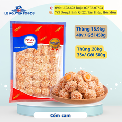 Cốm cam Ô Ngon 35v (500g / Gói) - Viên lớn