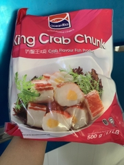 Cua hoàng đế cắt khoanh OceanRia (500g / Gói) - Tem hồng