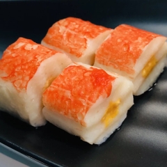 Cua hoàng đế cắt khoanh OceanRia (500g / Gói) - Tem hồng