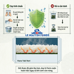 Lá rong biển (100 lá / 280g / Gói)