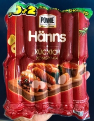 Xúc xích xông khói Hanns MeatDeli (12 cây / 600g / Gói)