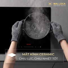 Bếp từ 2 vùng nấu 73cm Malloca EcoKitchen MIH02ECO - Ảnh nhỏ 3