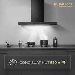 Máy hút mùi áp tường dạng chữ T Malloca MH9045TS - Ảnh nhỏ 5