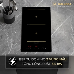 Bếp từ Domino 2 vùng nấu 30cm Flexzone Malloca MDI302FZ - Ảnh nhỏ 5