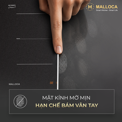 Bếp từ 3 vùng nấu 80cm với mặt kính Onyka chống trầy xước Malloca MI803ES - Ảnh nhỏ 5