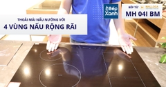 Bếp từ 4 vùng nấu Malloca MH 04I BM / Kính Eurokera, dạng xước Metalic kiểu mới - Ảnh nhỏ 4