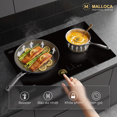 Bếp từ 2 vùng nấu 73cm Malloca MIH732ECO - Ảnh nhỏ 6