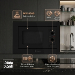 Lò Vi Sóng Âm Tủ Malloca MW-820B