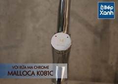 Vòi rửa chén nóng lạnh Malloca K081C / Đồng thau mạ chrome, dây Silicone - Ảnh nhỏ 8