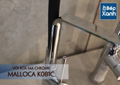 Vòi rửa chén nóng lạnh Malloca K081C / Đồng thau mạ chrome, dây Silicone - Ảnh nhỏ 10