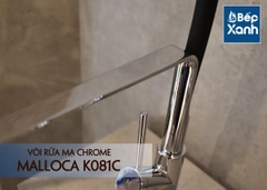 Vòi rửa chén nóng lạnh Malloca K081C / Đồng thau mạ chrome, dây Silicone - Ảnh nhỏ 11