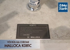 Vòi rửa chén nóng lạnh Malloca K081C / Đồng thau mạ chrome, dây Silicone - Ảnh nhỏ 21
