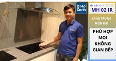 Bếp điện từ 2 vùng nấu Malloca MH 02IR / Bếp 1 điện 1 từ, Kính Eurokera - Ảnh nhỏ 14
