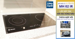 Bếp điện từ 2 vùng nấu Malloca MH 02IR / Bếp 1 điện 1 từ, Kính Eurokera - Ảnh nhỏ 8