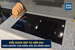 Bếp điện từ 3 vùng nấu Malloca MH 03IR N / Bếp 2 từ 1 điện, kính Eurokera chấm bi - Ảnh nhỏ 5