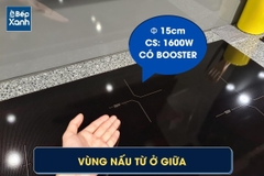 Bếp điện từ 3 vùng nấu Malloca MH 03IR N / Bếp 2 từ 1 điện, kính Eurokera chấm bi - Ảnh nhỏ 9