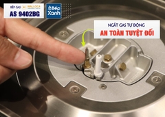 Bếp gas âm 2 vùng nấu Malloca AS 9402BG/ Màu đen + Xanh - Ảnh nhỏ 4