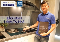 Bếp gas âm 2 vùng nấu Malloca AS 9402BG/ Màu đen + Xanh - Ảnh nhỏ 5