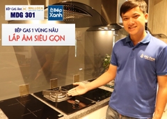 Bếp kính âm Malloca 1 gas dạng domino MDG 301 - Ảnh nhỏ 5