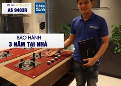Bếp gas âm 3 vùng nấu MALLOCA AS 9403R/ Màu đỏ - Ảnh nhỏ 4
