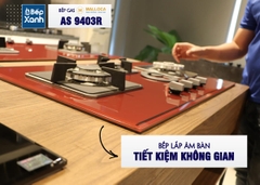 Bếp gas âm 3 vùng nấu MALLOCA AS 9403R/ Màu đỏ - Ảnh nhỏ 10