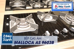 Bếp gas âm 3 vùng nấu Malloca AS 9603B/ Màu đen - Ảnh nhỏ 8