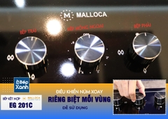 Bếp Gas Kết Hợp Hồng Ngoại 3 vùng nấu Malloca EG 201C/ Màu đen - Ảnh nhỏ 9