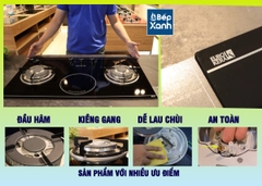 Bếp Gas Kết Hợp Hồng Ngoại 3 vùng nấu Malloca EG 201C/ Màu đen - Ảnh nhỏ 17