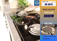 Bếp Gas Kết Hợp Hồng Ngoại 3 vùng nấu Malloca EG 201C/ Màu đen - Ảnh nhỏ 19