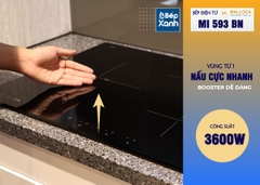 Bếp từ 3 vùng nấu Malloca MI 593 BN / Nhập khẩu Tây Ban Nha, kính Schott Ceran - Ảnh nhỏ 6
